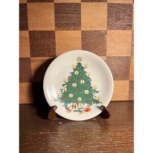 Fairmont Small Christmas Tree Plate, has chip